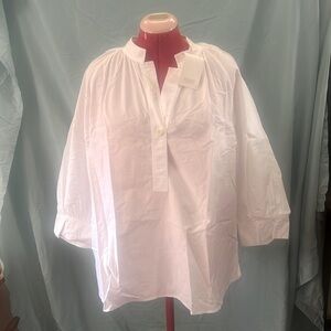 Toast, white Oxford. Women’s XL